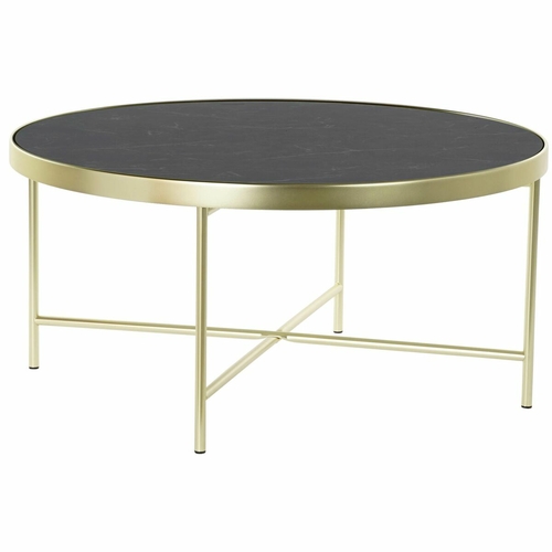 Side table DKD Home Decor Crystal Steel (82 x 82 x 40 cm)