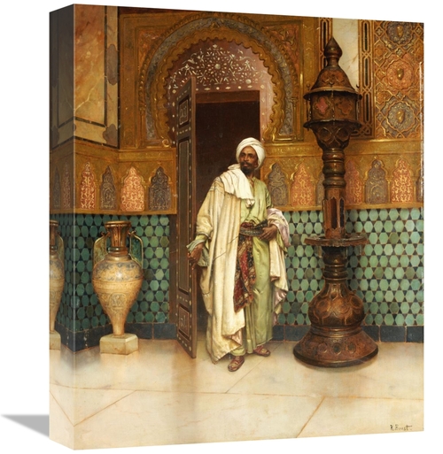 Global Gallery GCS-266293-16-142 16 in. An Arab in a Palace Interior A