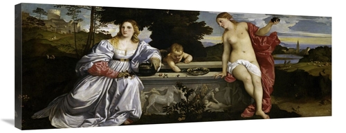 Global Gallery GCS-280573-40-142 40 in. Sacred & Profane Love Art Prin