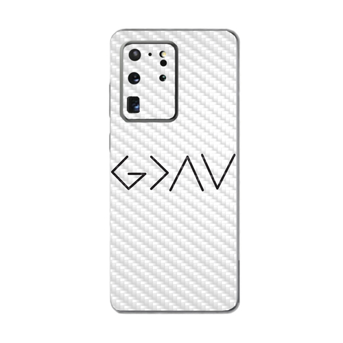 MightySkins CF-SAGS20UL-God Is Greater Carbon Fiber Skin for Samsung G
