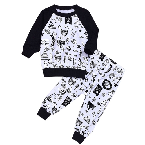 Cartoon Kids Baby Clothing Sets 2020 New Winter