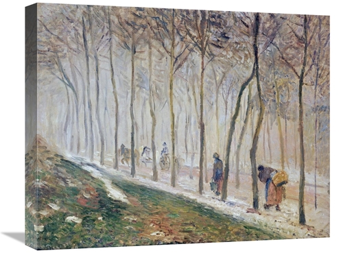 Global Gallery GCS-267028-22-142 22 in. The Path, Effect of Snow A