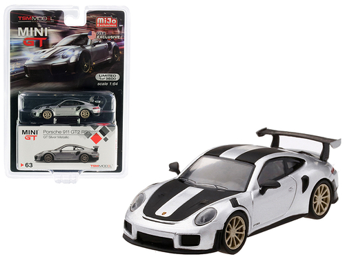 Porsche 911 GT2 RS Weissach Package GT Silver Metallic with Carbon