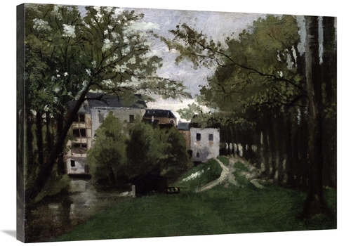 Global Gallery GCS-279418-36-142 36 in. Le Moulin a La Roche Guyon Art