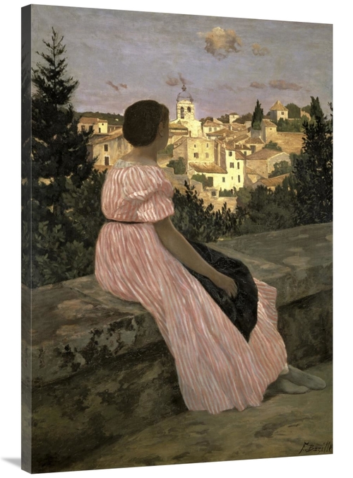 Global Gallery GCS-281696-40-142 40 in. The Pink Dress - View of Caste