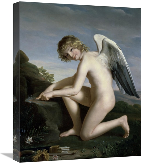 Global Gallery GCS-282352-22-142 22 in. Cupid Sharpening His Arrows Ar