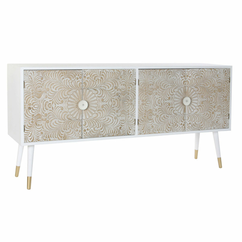 Sideboard DKD Home Decor 160 x 42 x 80 cm Fir White Plastic Light