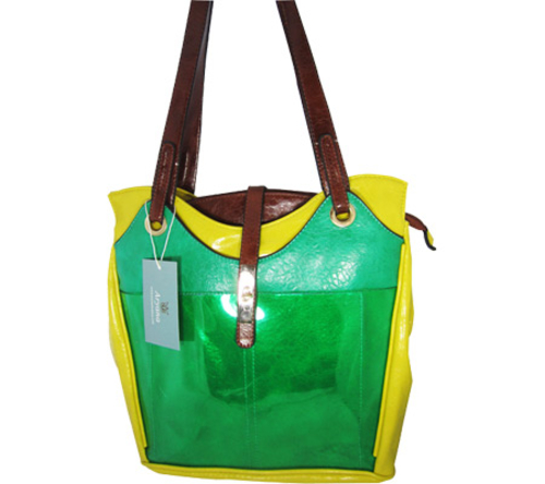 Main Aryana Ashlyn2grn Green Handbag With Top Zip Closure image