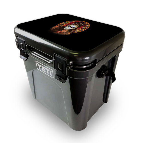 Main MightySkins YEROA24LID-Dia De Muertos Skin for Yeti Roadie 24 Hard Coo image