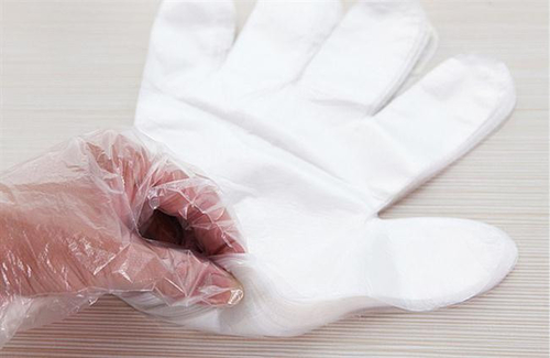 100PCS Eco friendly Disposable Gloves PE Chemistry