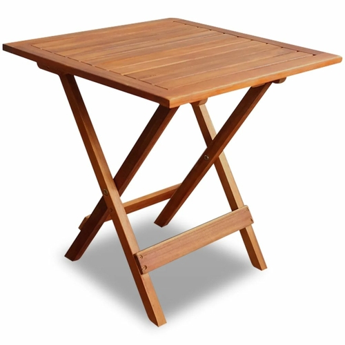Bistro Table 18.1"x18.1"x18.5" Solid Acacia Wood
