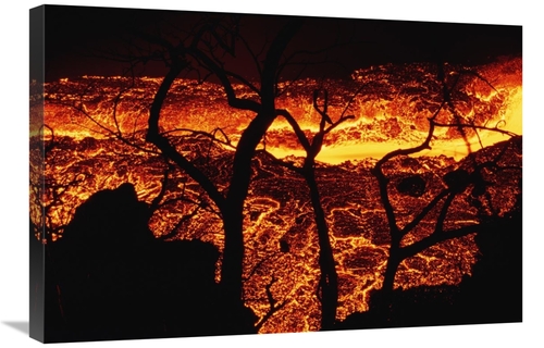 Global Gallery GCS-451142-2030-142 20 x 30 in. Swift River of Lava&#44