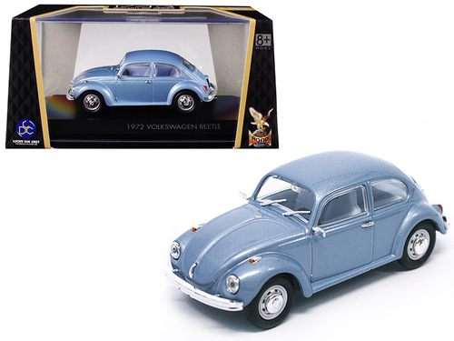 1972 Volkswagen Beetle Metallic Blue 1/43 Diecast Model Car by Road