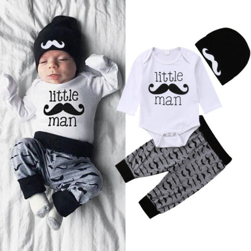 Brand New Autumn Newborn Baby Boys Casual Set