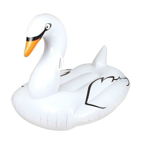 Swan Flatback Ride On Inflatable Float