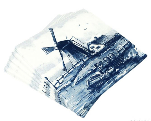 Napkins Windmill Landscape (QTY: 1)