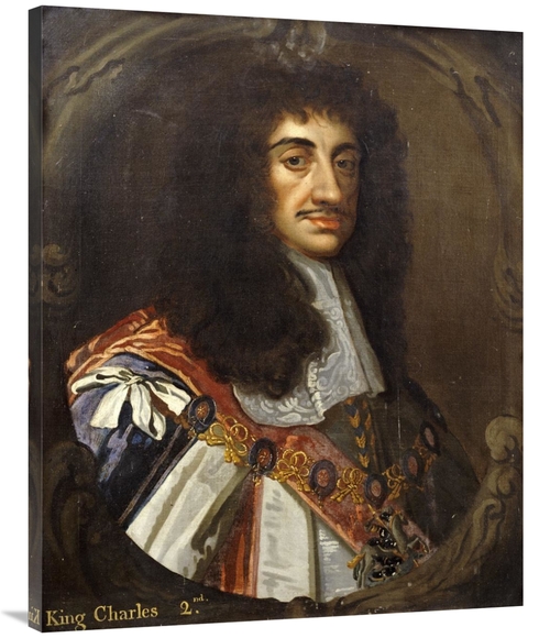 Global Gallery GCS-266760-40-142 40 in. Portrait of King Charles II Ar