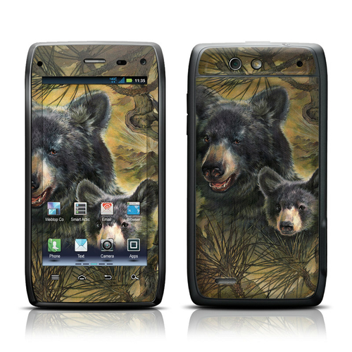 DecalGirl MDR4-BLKBEARS Motorola Droid 4 Skin - Black Bears