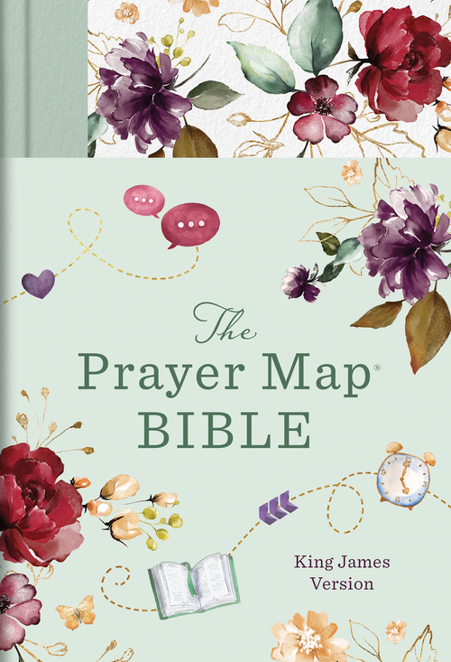 Main  The KJV Prayer Map® Bible [Mint Blossoms] image