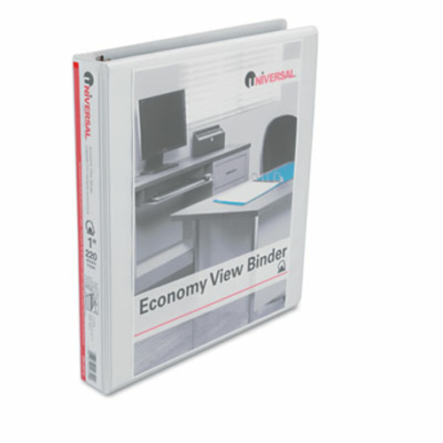 Universal 20742 Economy D-Ring Vinyl View Binder  1&apos;&apos