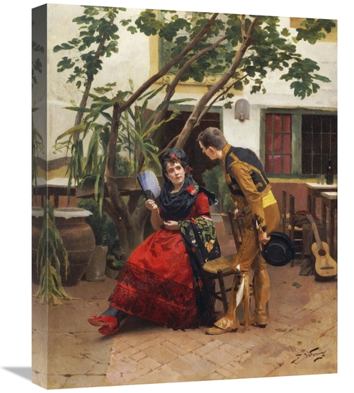 Global Gallery GCS-267588-22-142 22 in. The Suitor Art Print - Jules W