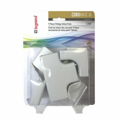 Wiremold 229014 Cordmate III Fittings Value Pack - White