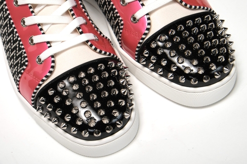 Louboutin met spikes best sale