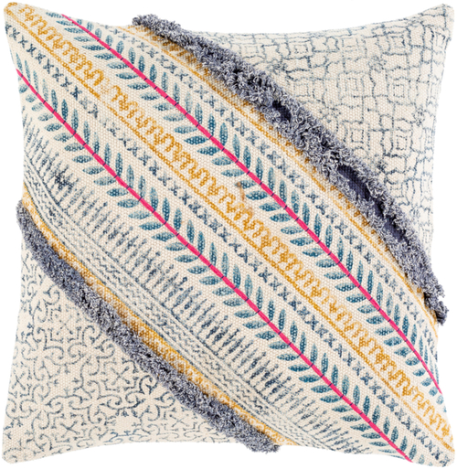 Surya RJA002-1818 18 x 18 in. Raja Woven Pillow Cover - 100 Percent Co