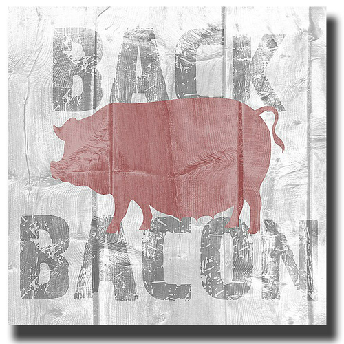 Artistic Home Gallery 1616N745IG Back Bacon by Alicia Soave Premium Ga