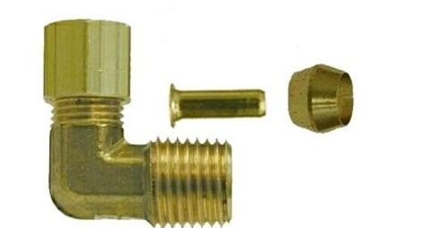 Airbagit FIT-COMPRESSION-ELBOW-29 Elbow Compression 0. 5 in. Tube To 0