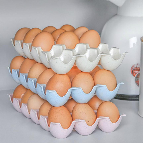 15 Slots Refrigerator Egg Storage Tray No Cover