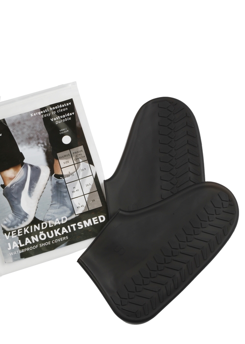 Black waterproof shoe protectors