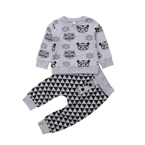 Autumn Winter Toddler Baby Boys Girls Clothes Sets