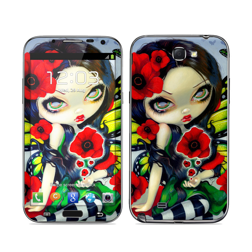 DecalGirl SGN2-POPPYMAGIC Samsung Galaxy Note II Skin - Poppy Magic