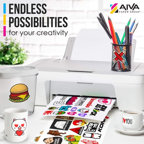 Printable Vinyl Sticker Paper   Waterproof Decal Paper for Inkjet