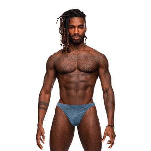 Male Power Inter-Mingle Bong V Thong Blue S/M