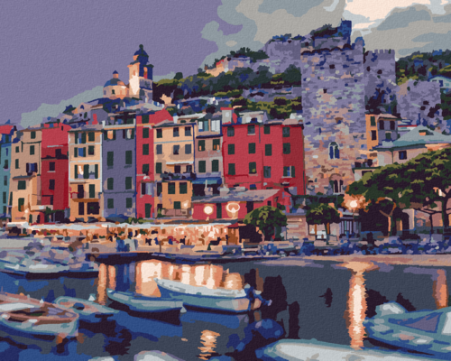 Paint by Numbers - PORTOVENERE IN ITALY