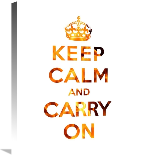 Global Gallery GCS-371971-2024-142 20 x 24 in. Keep Calm & Carry on - 