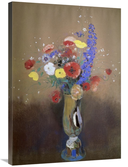 Global Gallery GCS-279561-36-142 36 in. Vase of Flowers From a Field A