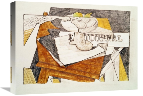Global Gallery GCS-277815-22-142 22 in. Still Life with a Newspaper & 