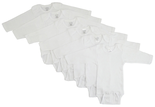 Bambini CS-009M-009M Long Sleeve, White - Medium