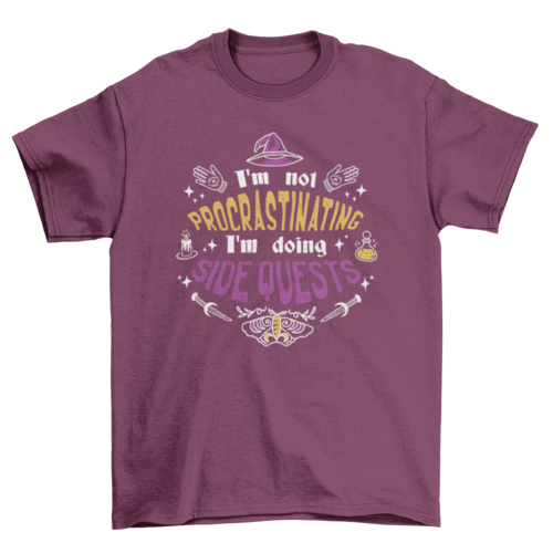 Main Videogame magical quote t-shirt image