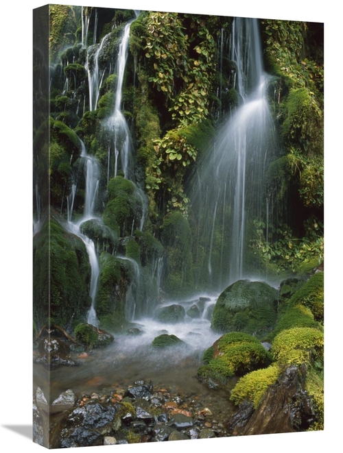 Global Gallery GCS-453517-1624-142 16 x 24 in. Waterfall Cascading Ove
