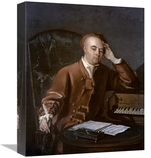 Global Gallery GCS-278566-16-142 16 in. The Composer Handel Art Print 