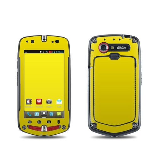 DecalGirl CCG4-SS-YEL Casio GzOne Commando 4G Skin - Solid State Yello