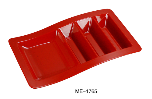 Yanco ME-1765 Mexico Stackable Taco Plate