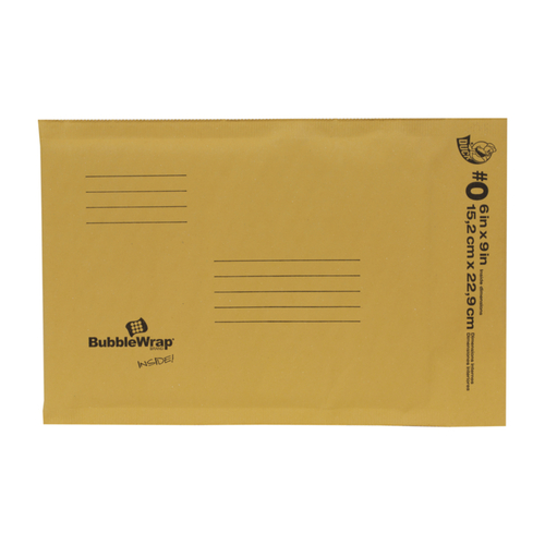 Duck 9711508 6 x 9 in. Padded Envelope, Beige