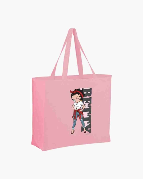 Betty Boop Pink Tote Grocery, Beach New   Bag