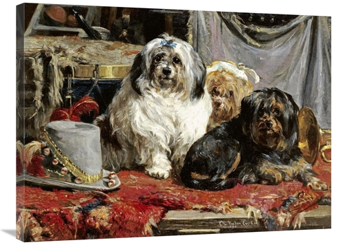 36 in. Circus Entertainers Art Print - Charles Van Den Eycken