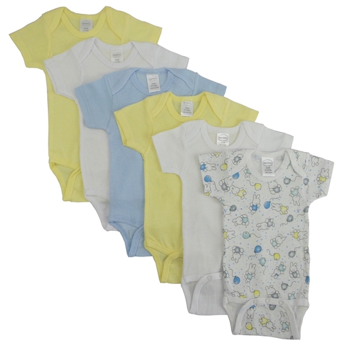 Bambini CS-002L-004L Pastel Boys Short Sleeve with Printed, Assort